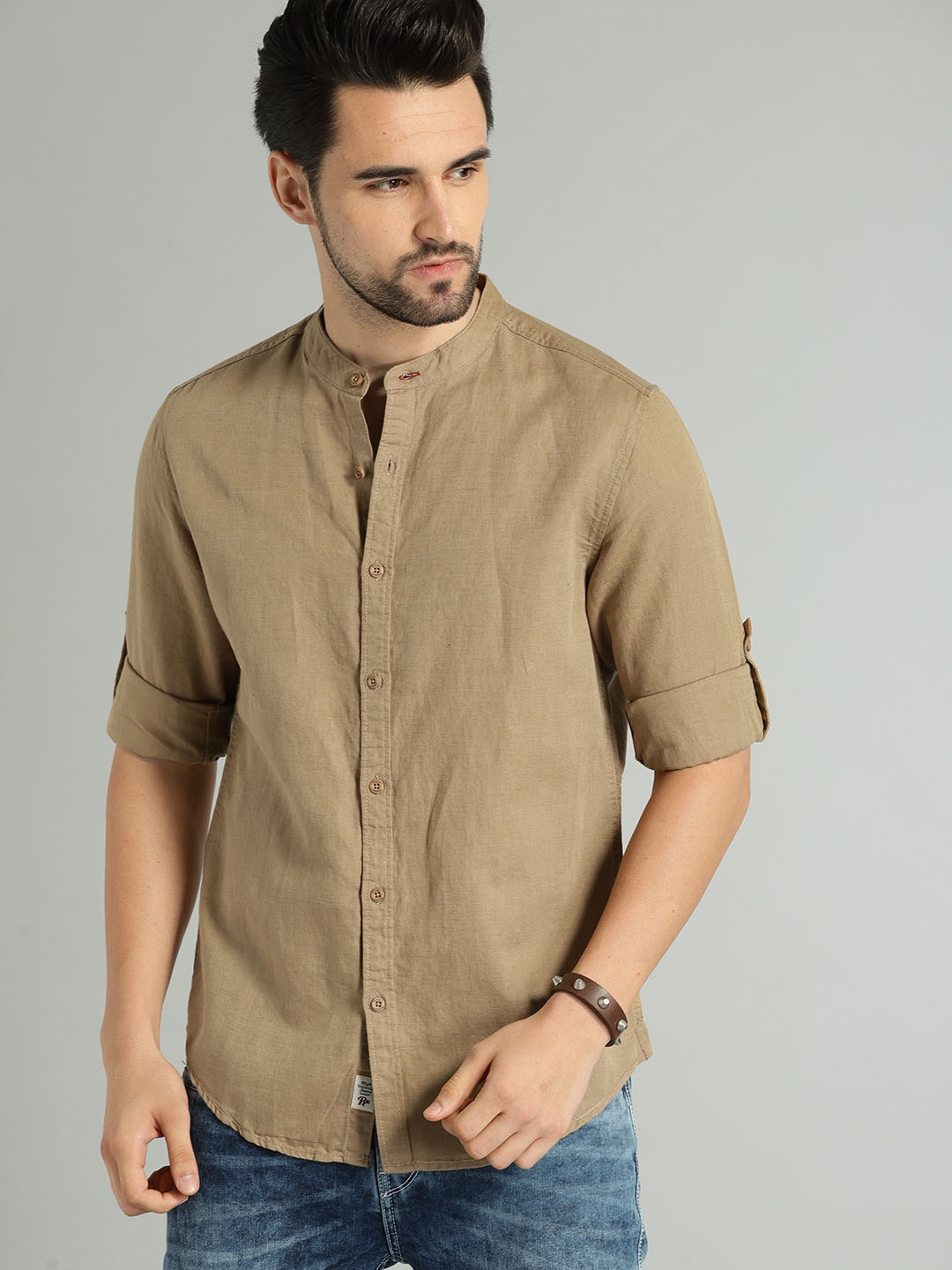 roadster khaki shirt