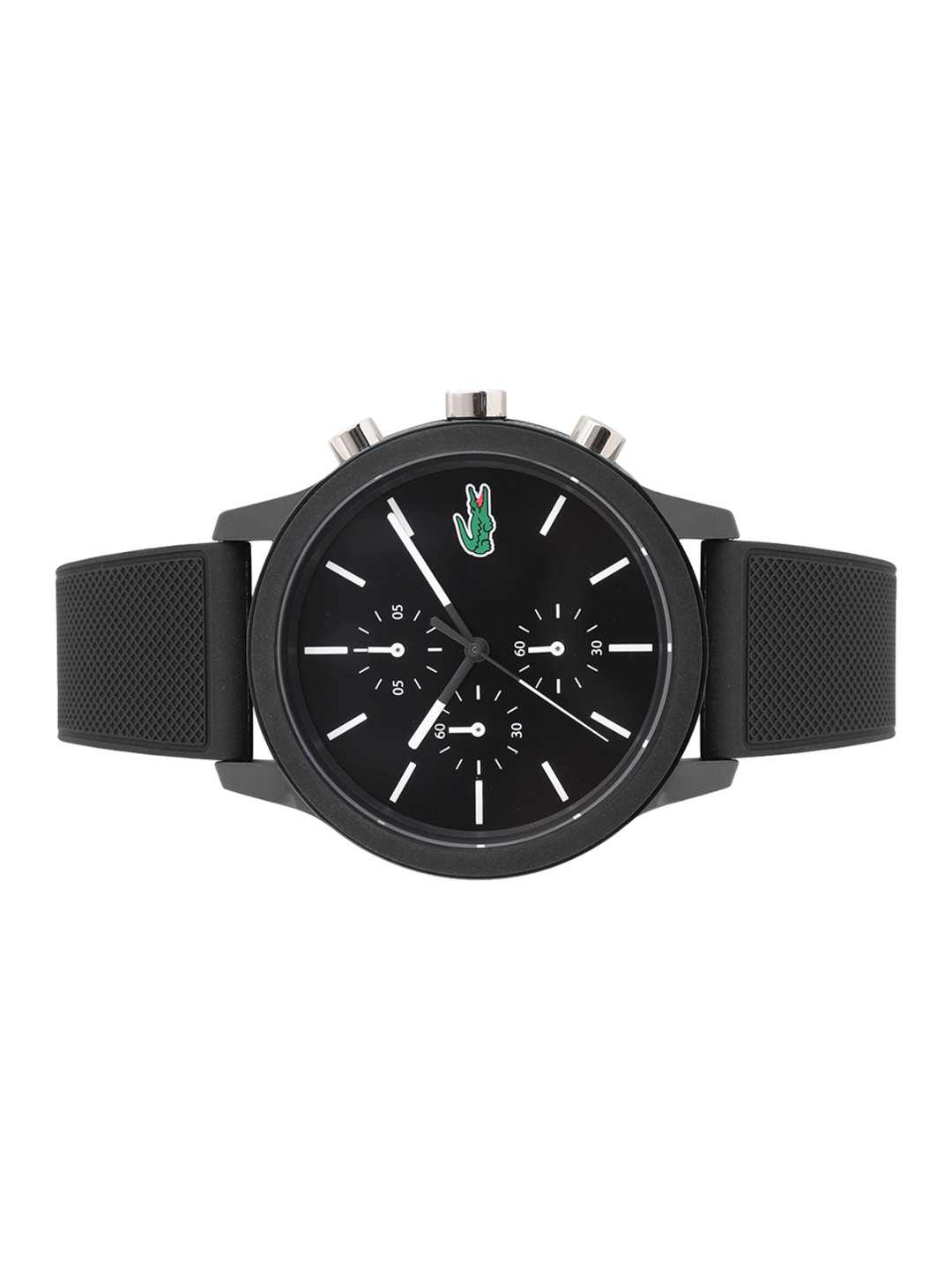 Buy Lacoste 12.12 Men Black Analogue Watch 2010972 - Watches for Men ...