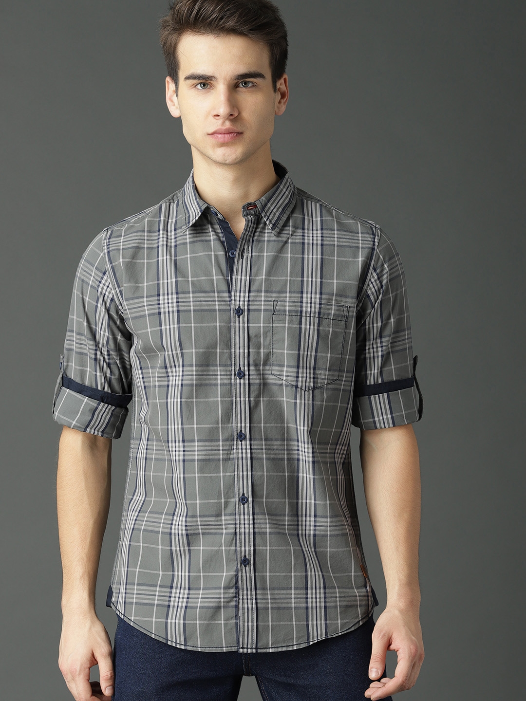 green checked shirt mens uk