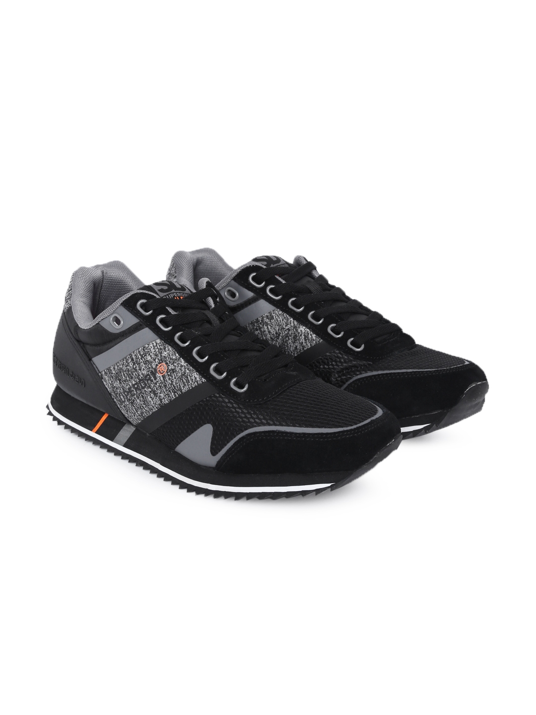 superdry black shoes