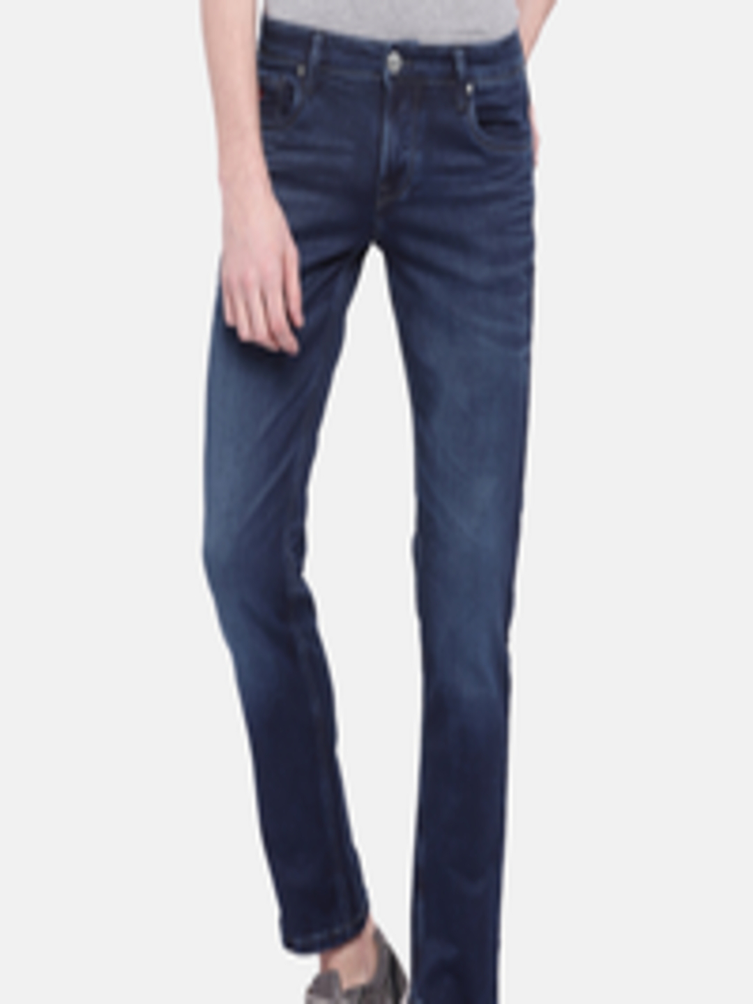 Buy Integriti Men Blue Slim Fit Mid Rise Clean Look Jeans - Jeans for ...