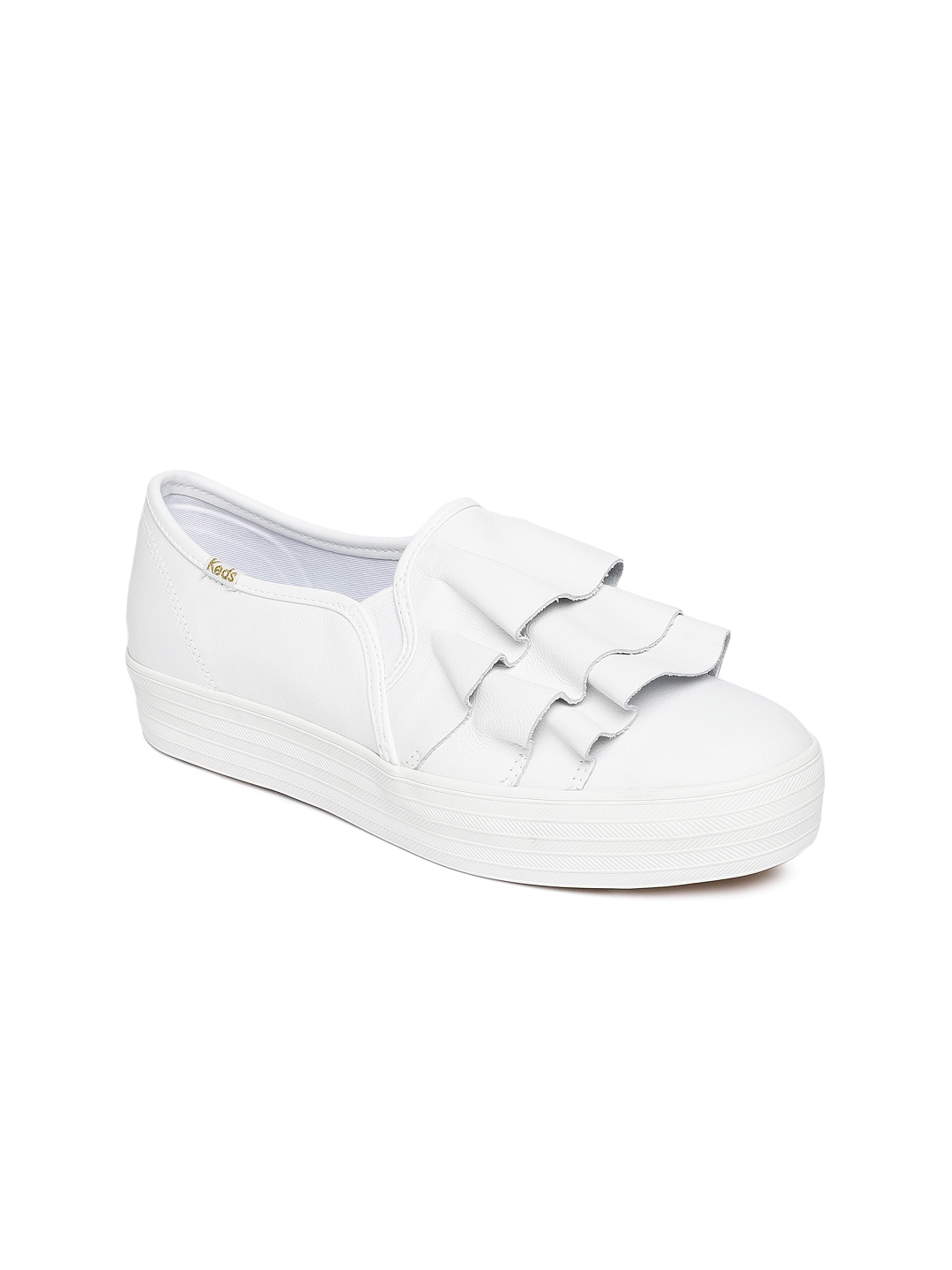 Buy Keds Women White Leather Sneakers - Casual Shoes for Women 8259215 ...