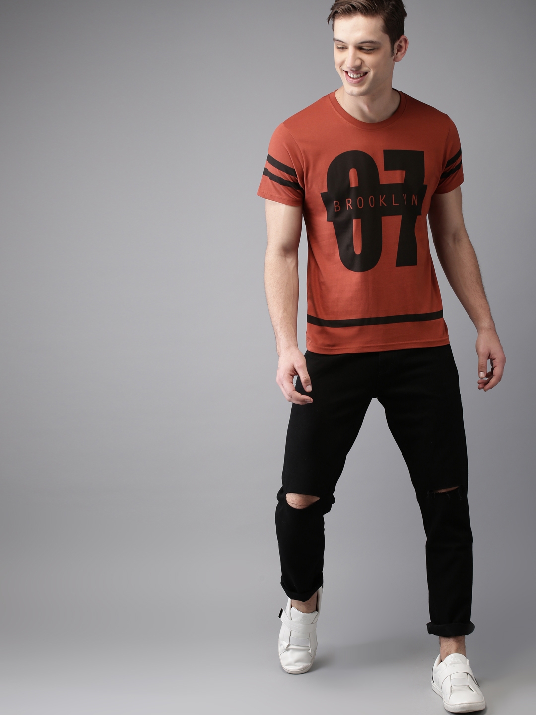 rust colored tshirts