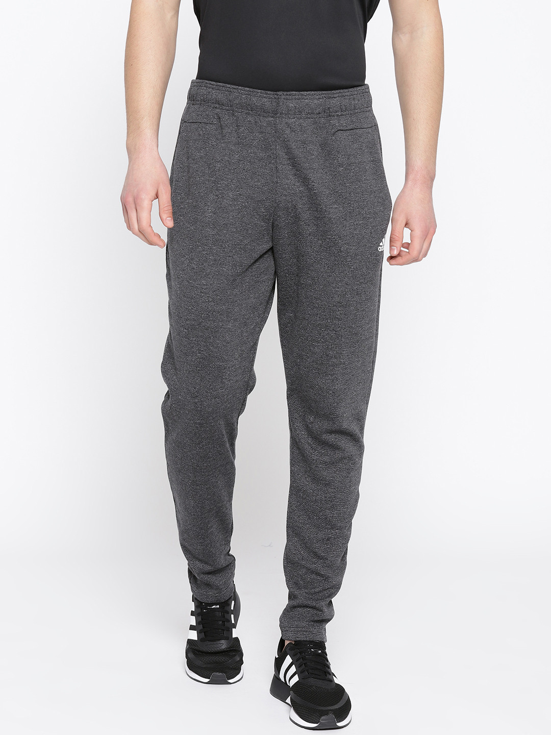 Buy ADIDAS Men Charcoal Grey Solid ID Stadium Training Track Pants