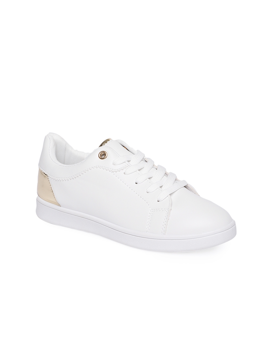 Buy Ginger By Lifestyle Women White Sneakers - Casual Shoes for Women ...