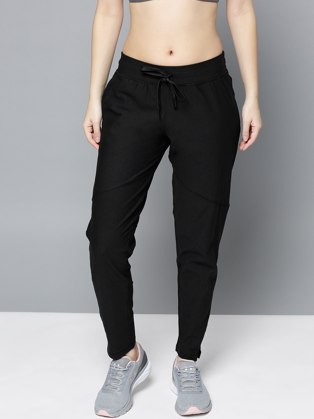 Buy UNDER ARMOUR Women Black Athlete Recovery Balance Track Pants