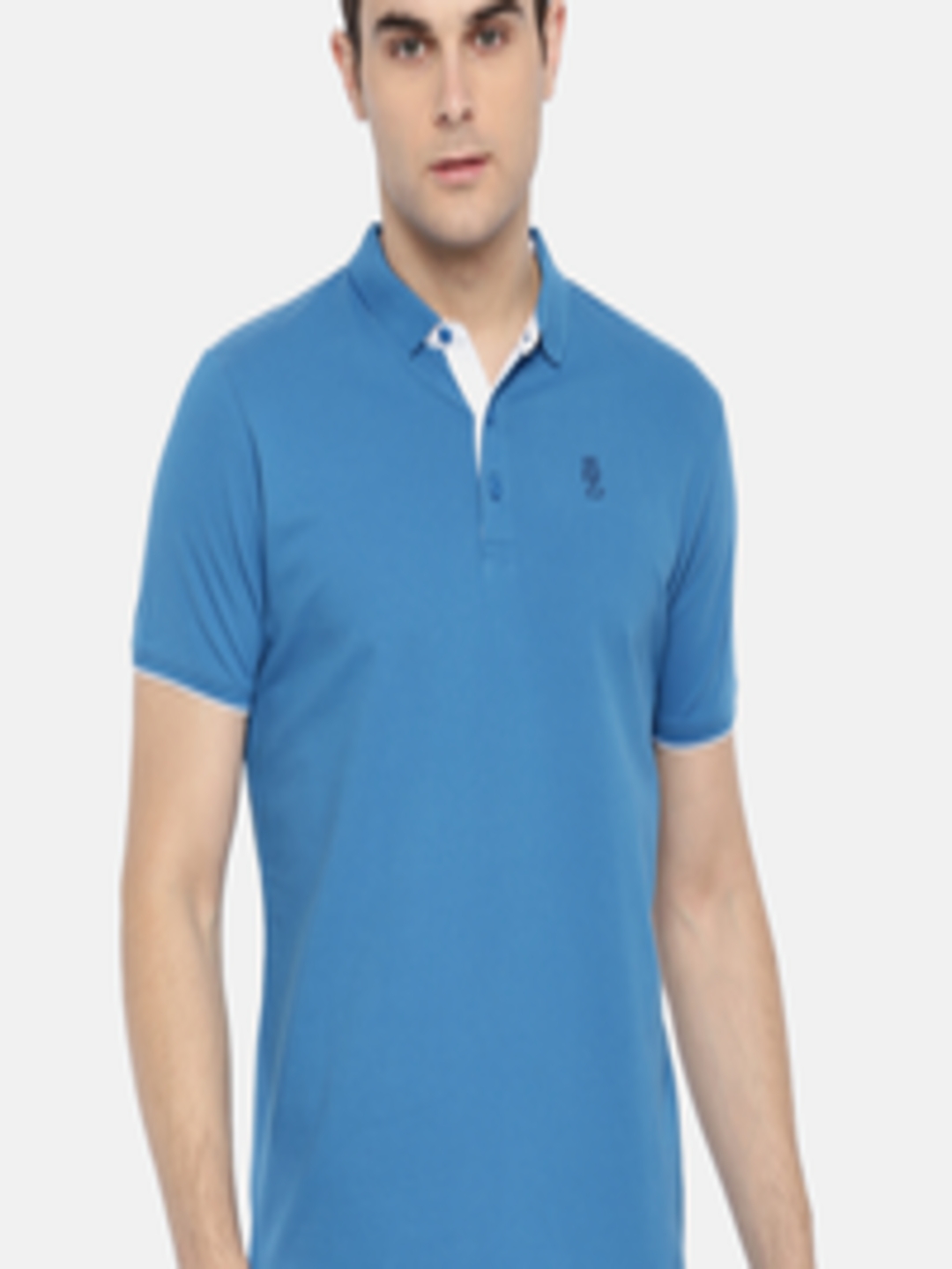 Buy Pepe Jeans Men Blue Solid Polo T Shirt - Tshirts for Men 8340969 ...