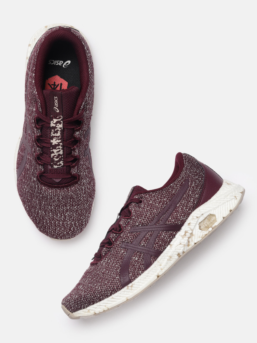 asics maroon shoes
