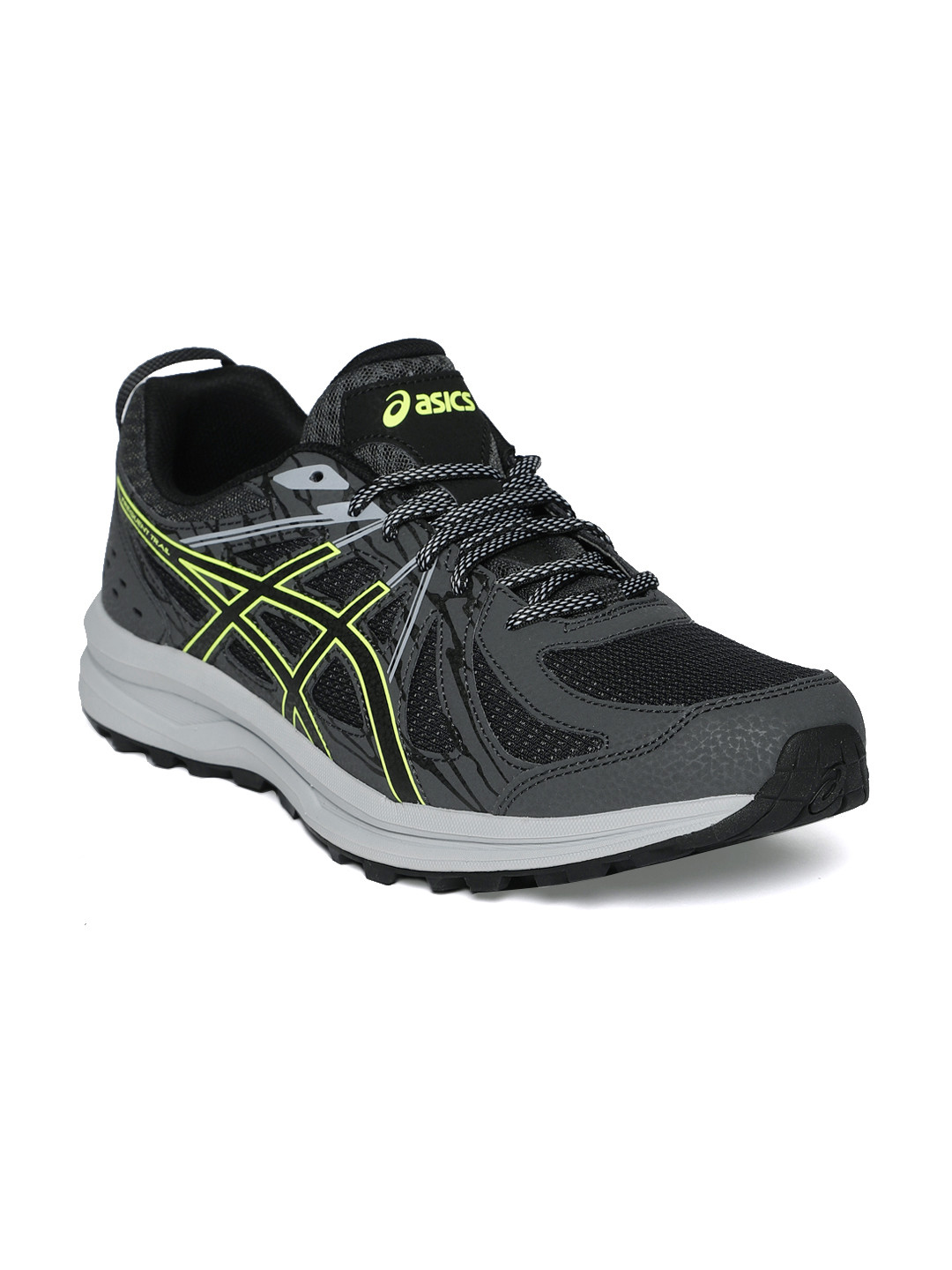 asics grey running shoes