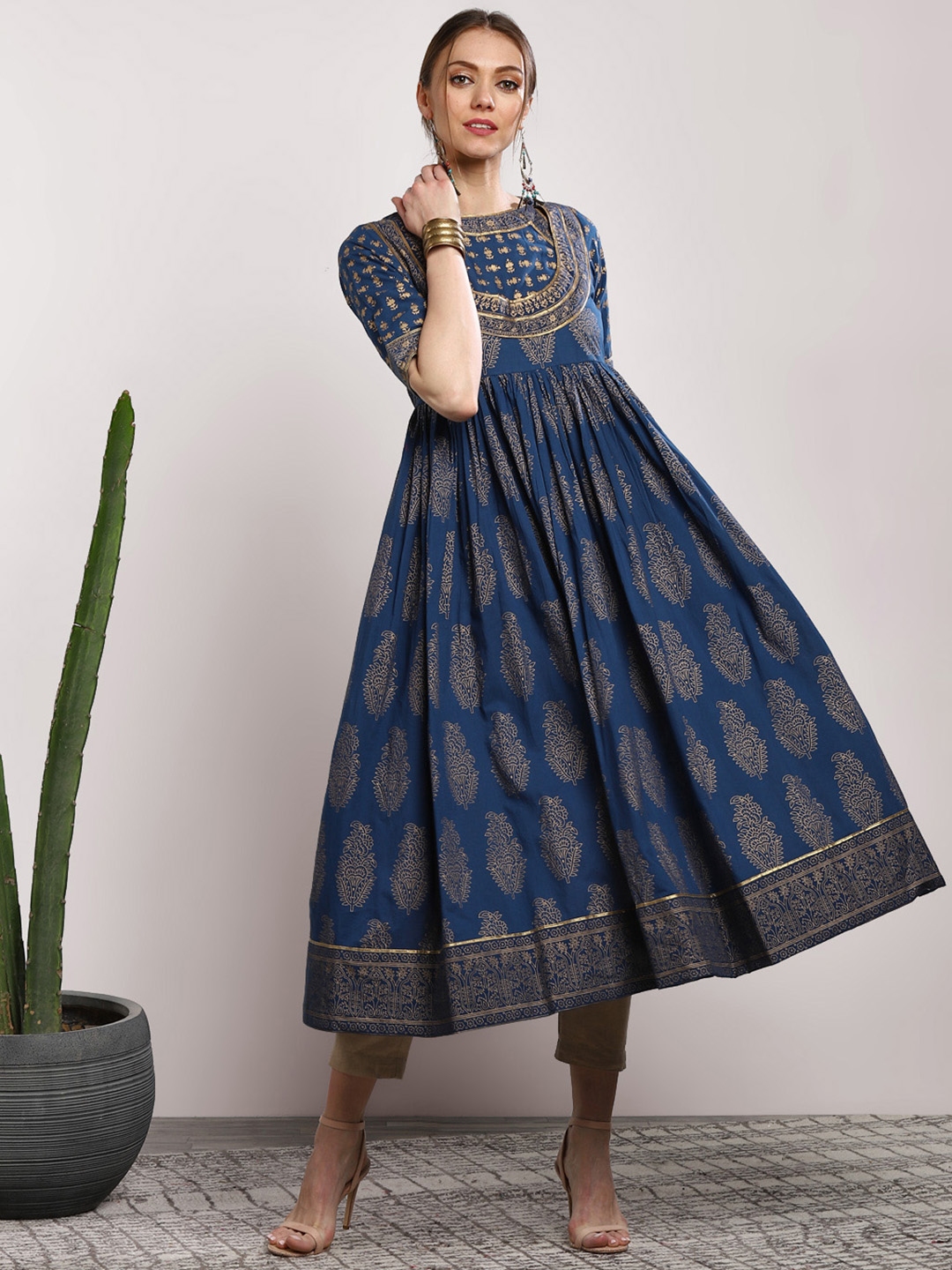 anarkali kurti myntra