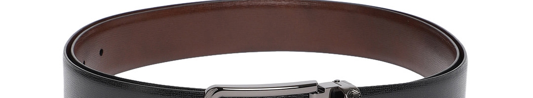 Buy Louis Philippe Men Black & Brown Genuine Leather Reversible Belt - Belts for Men 8363615 ...