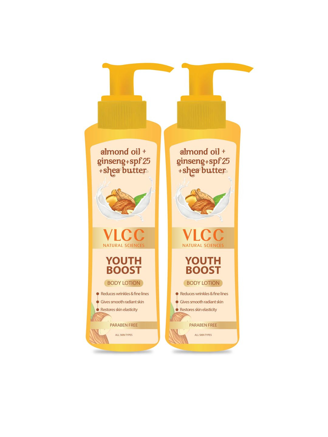 Buy VLCC Pack Of 2 Youth Boost SPF 25 PA+++ Body Lotion Body Lotion