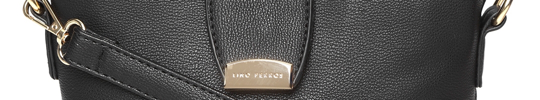 Buy Lino Perros Black Solid Sling Bag - Handbags for Women 8376517 | Myntra