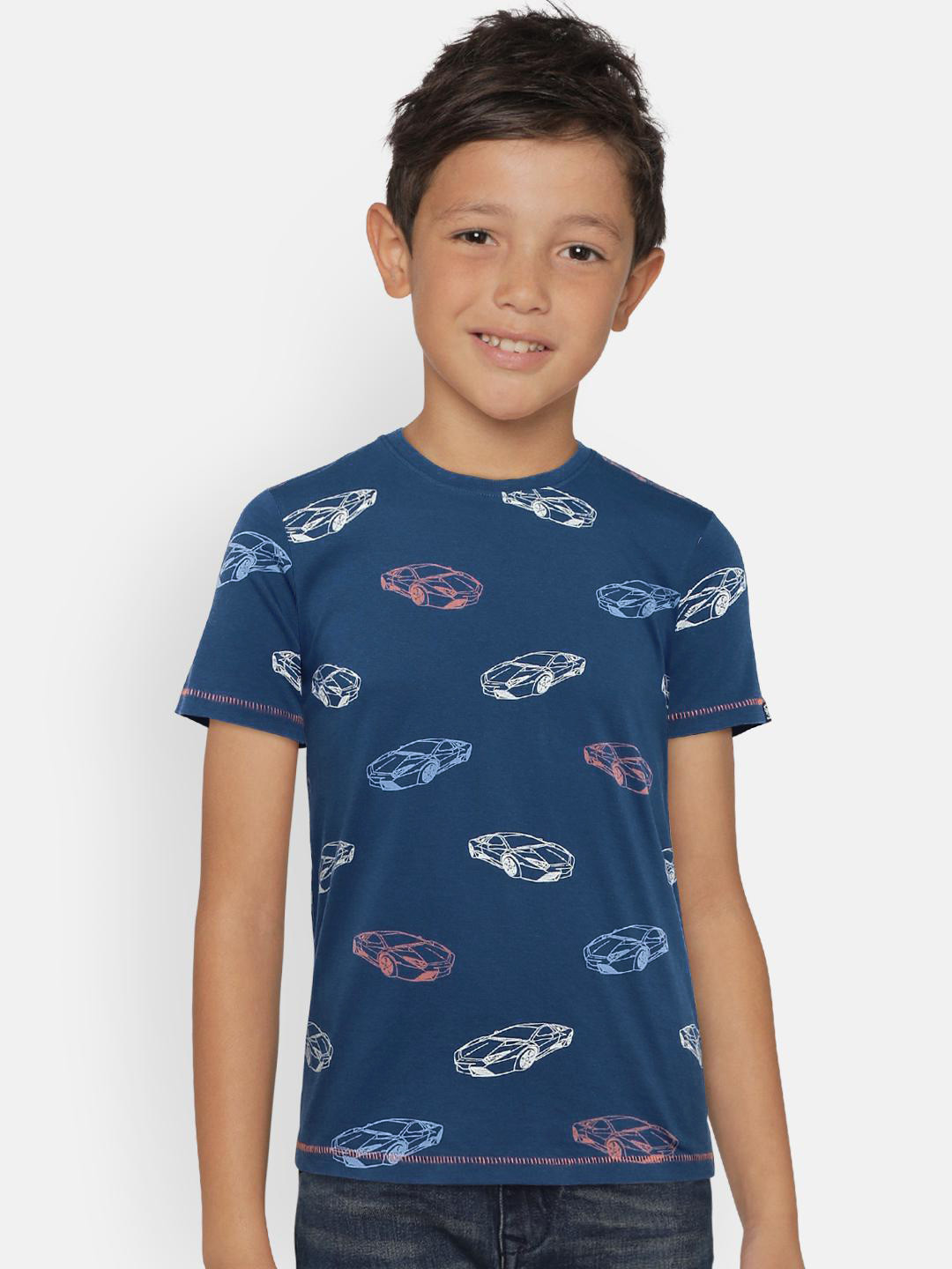 Buy Pepe Jeans Boys Blue Printed Round Neck T Shirt Tshirts for Boys