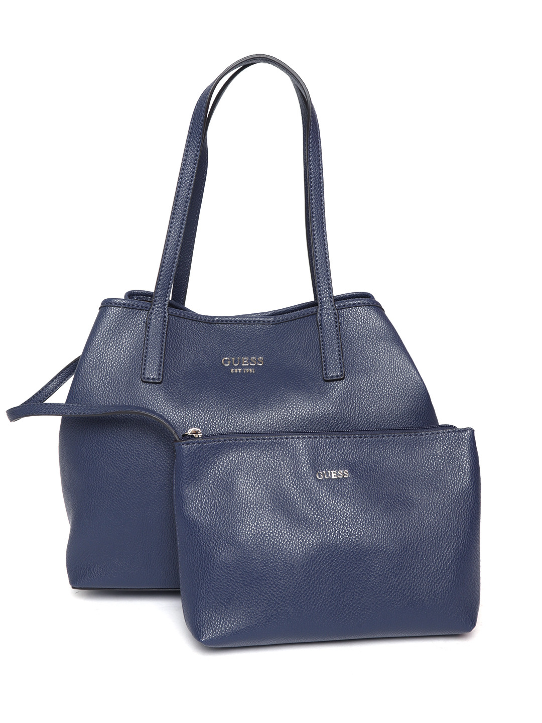 guess shoulder bag blue