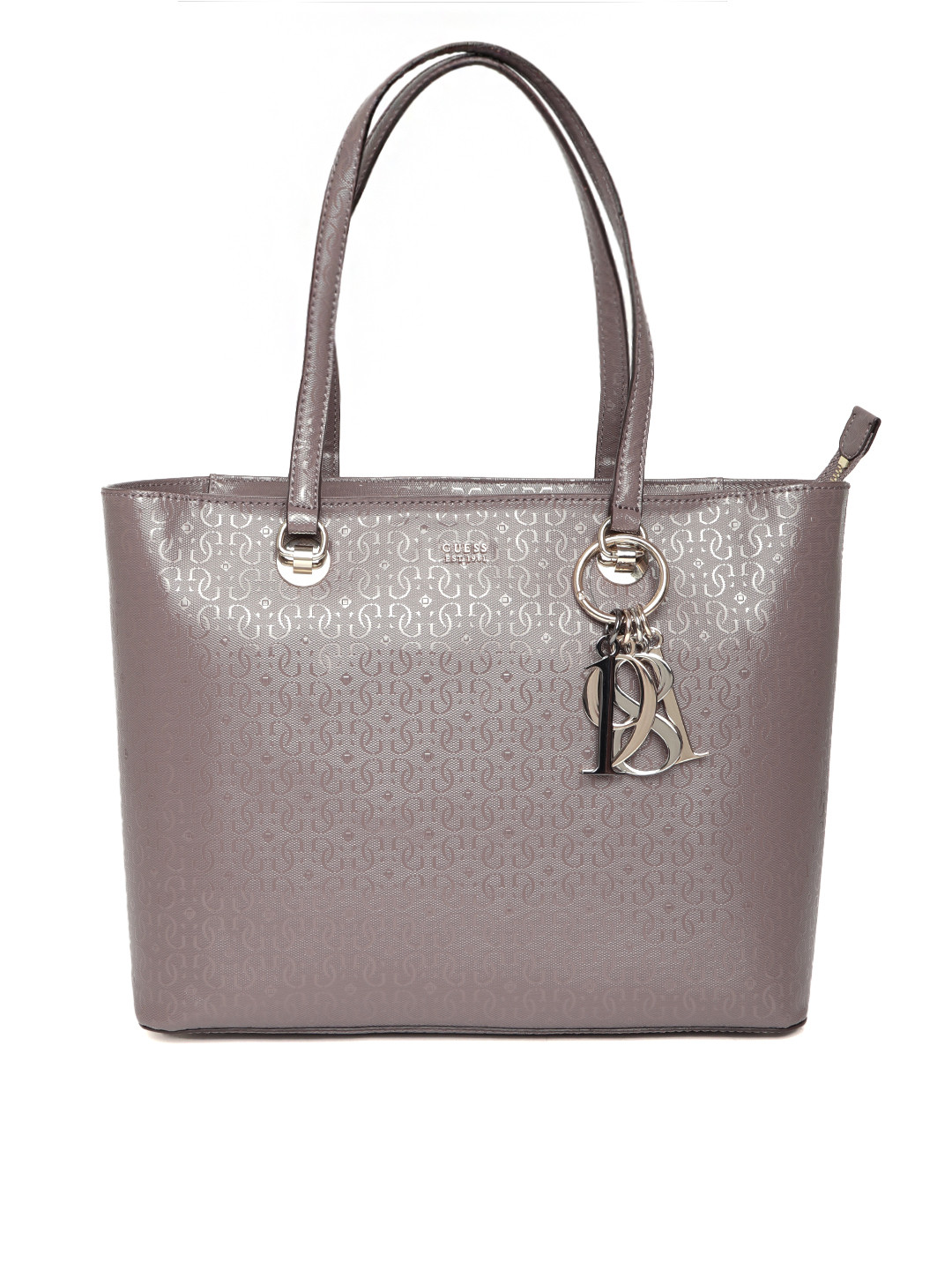 Buy GUESS Mauve Textured Shoulder Bag Handbags for Women 8381533 Myntra