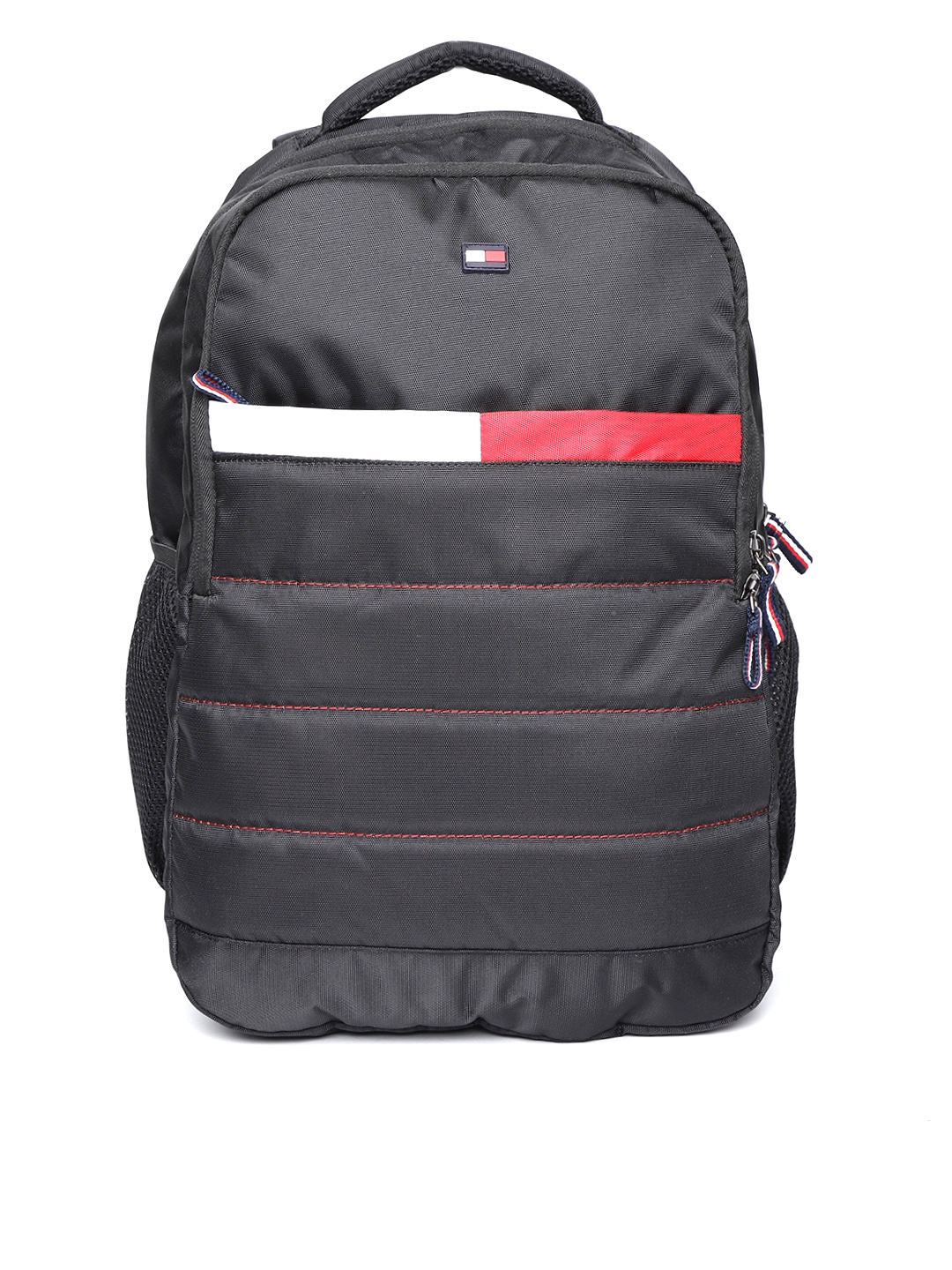Buy Tommy Hilfiger Unisex Black Solid Backpack - Backpacks for Unisex