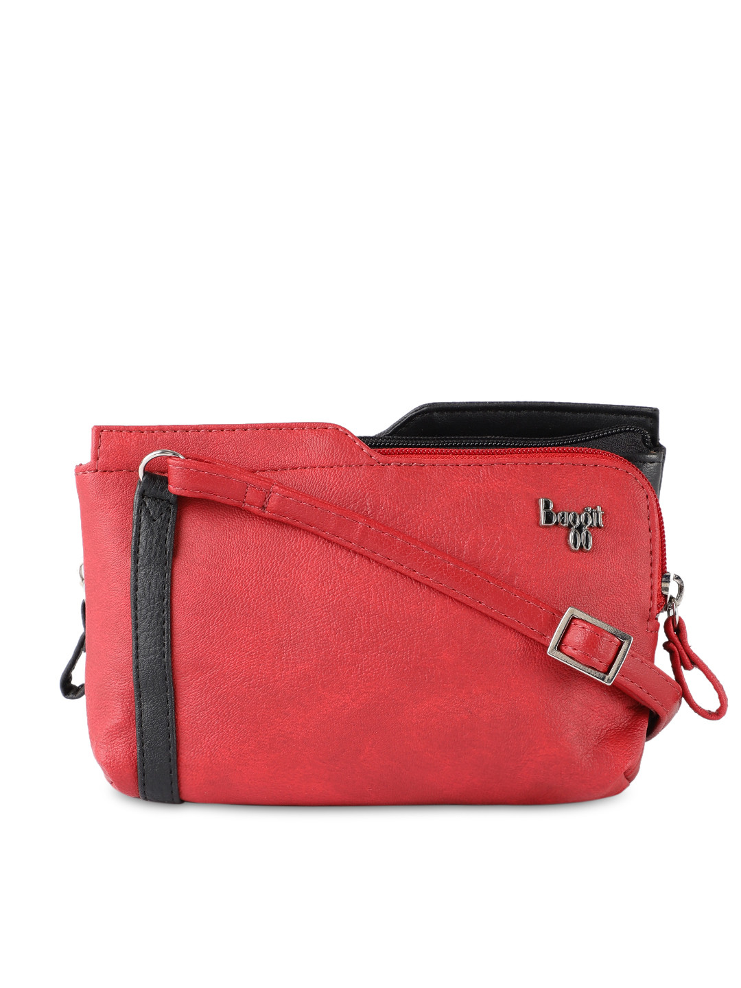 Buy Baggit Women Black & Red Colourblocked Sling Bag Handbags for Women 8389201 Myntra