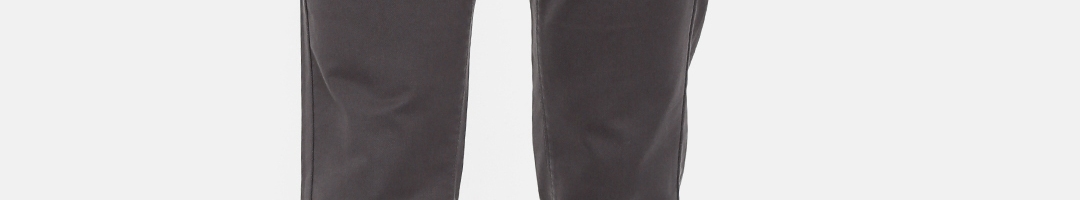 Buy Killer Men Grey Slim Fit Solid Regular Trousers - Trousers for Men ...