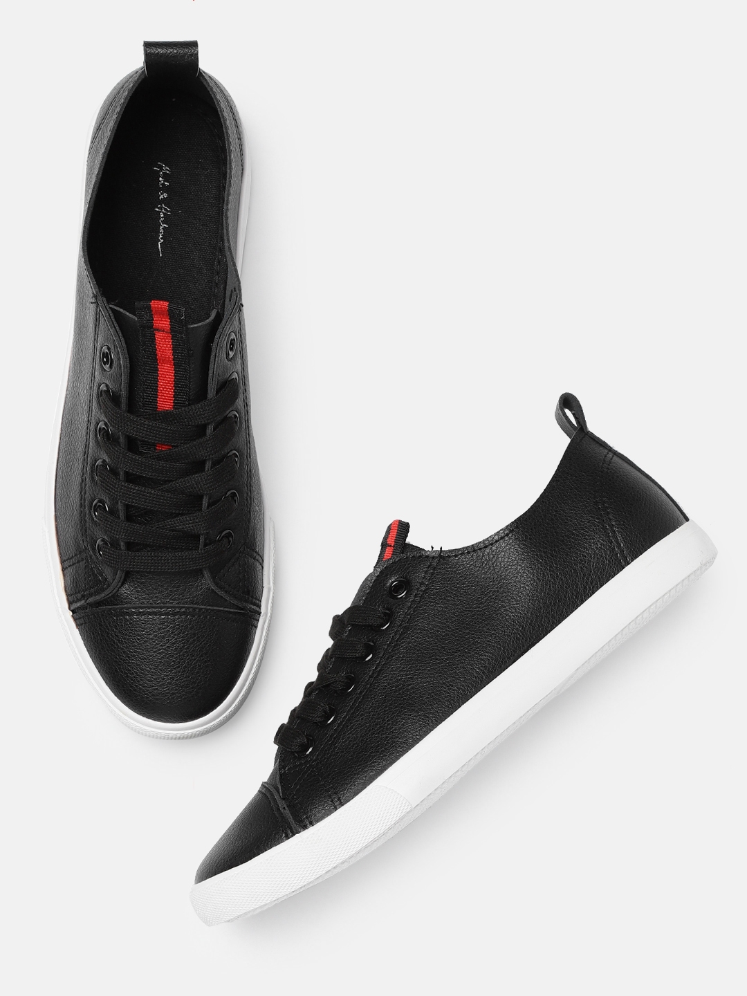 mast and harbour black sneakers