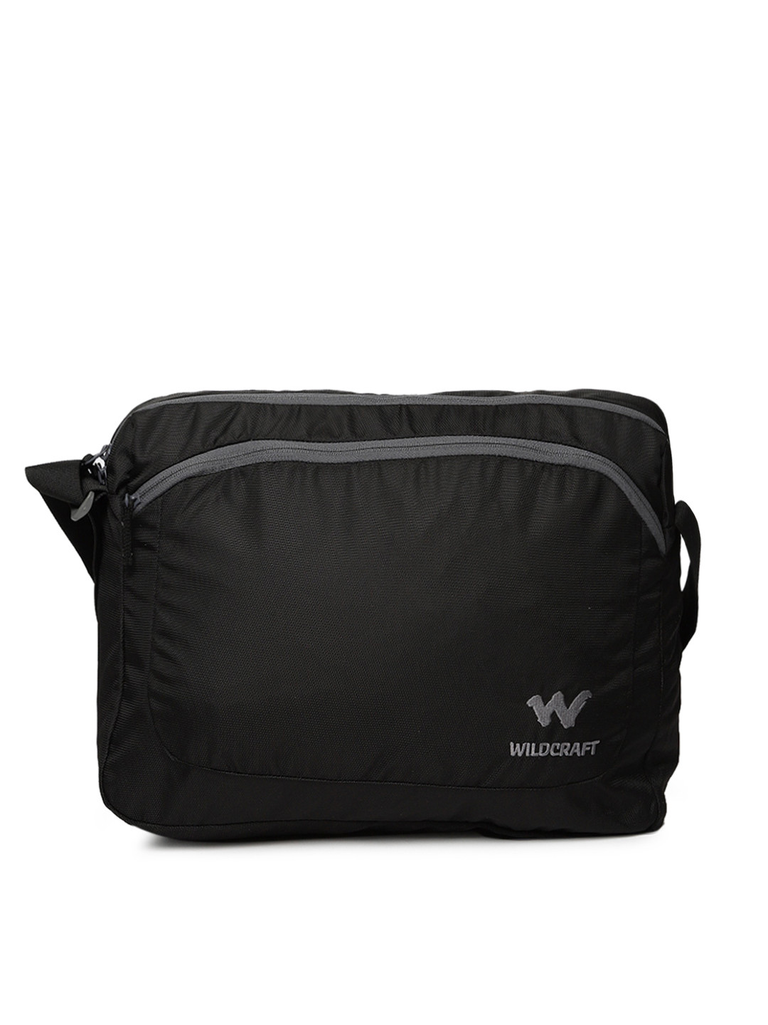 Buy Wildcraft Unisex Black Solid Messenger Bag Messenger Bag for