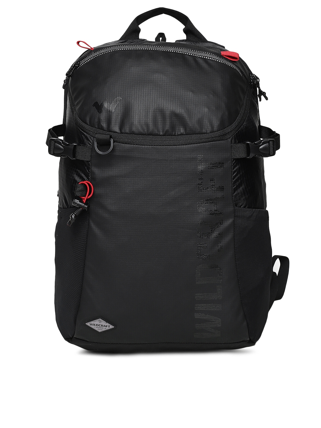 Wildcraft unisex sales black solid backpack