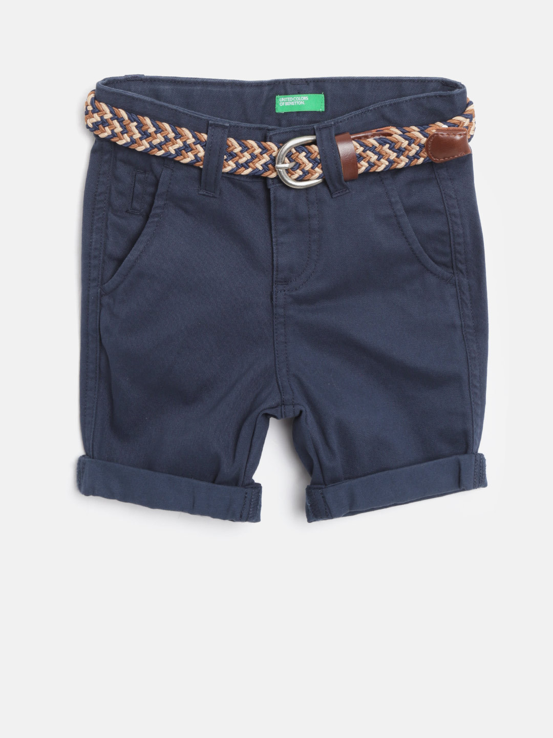 United Colors Of Benetton Shorts Bébé Fille 100% Coton - Élastique Waist - Taille Normale