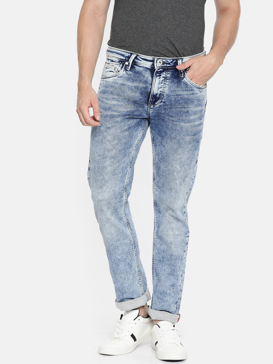 Buy Killer Men Blue Slank Slim Fit Mid Rise Clean Look Jeans - Jeans for Men 8426867 | Myntra
