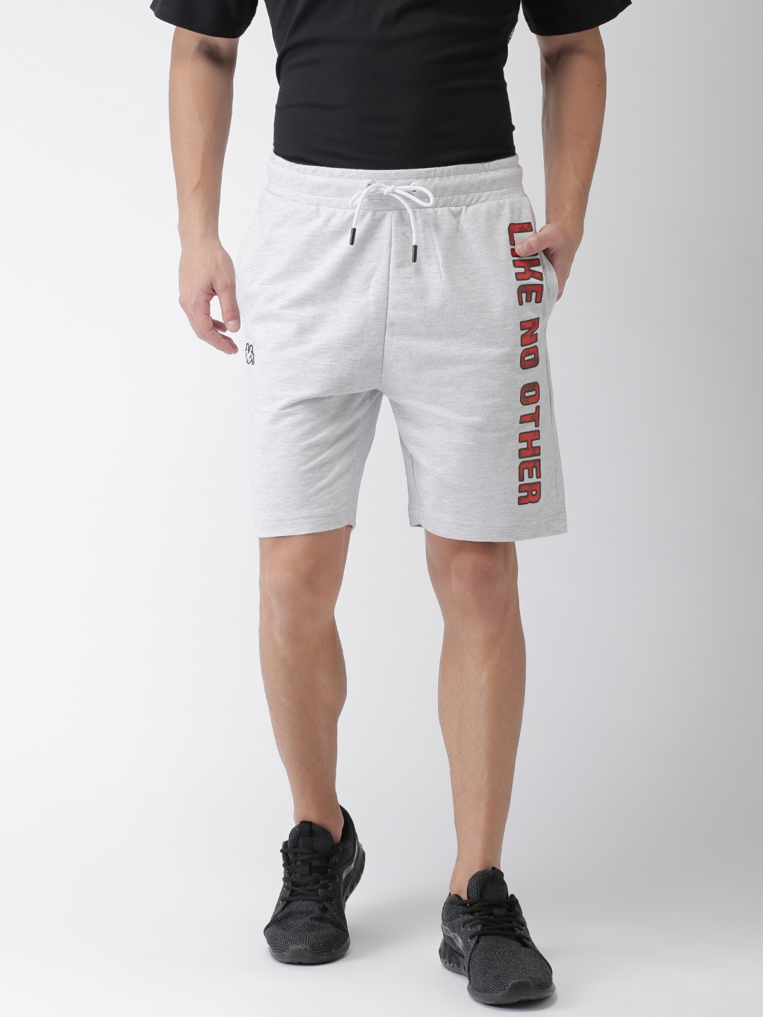 grey kappa shorts