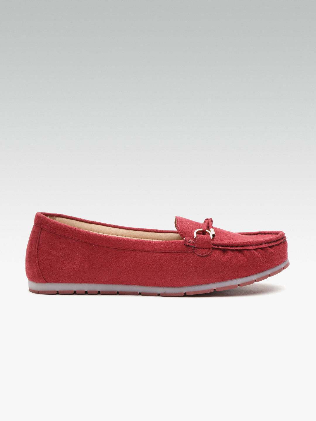 Buy Carlton London Women Maroon Loafers Casual Shoes for Women