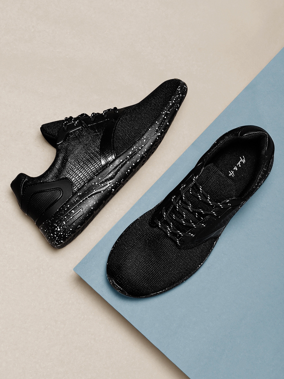 mast and harbour black sneakers