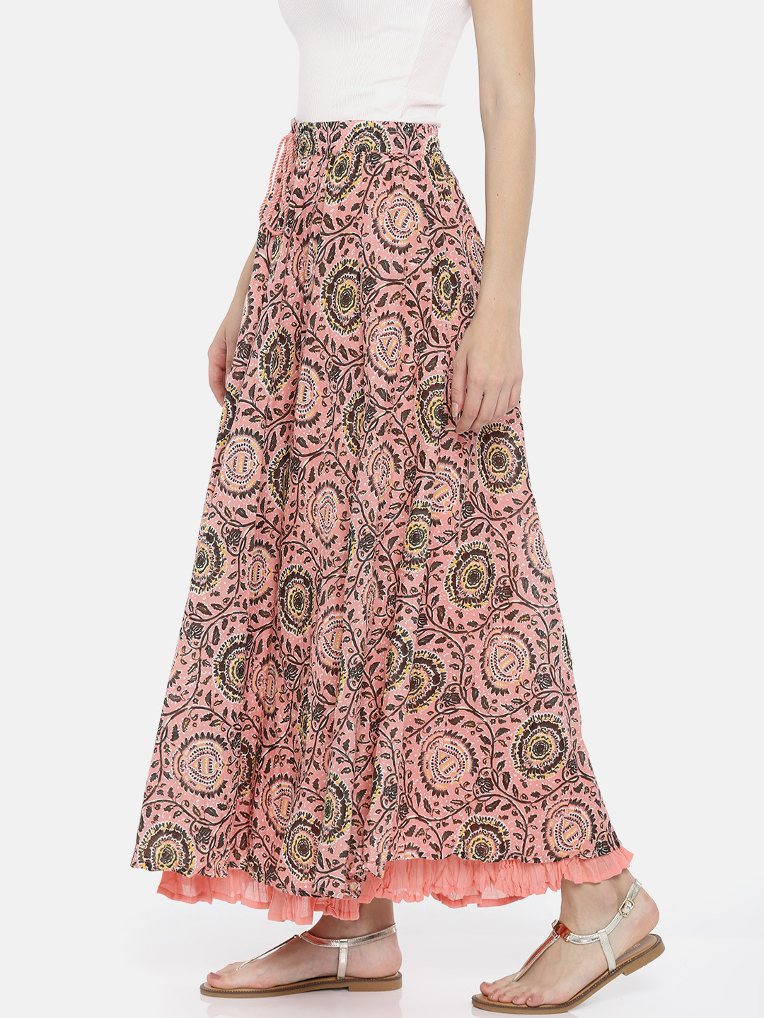 A line skirt gathered Clearance