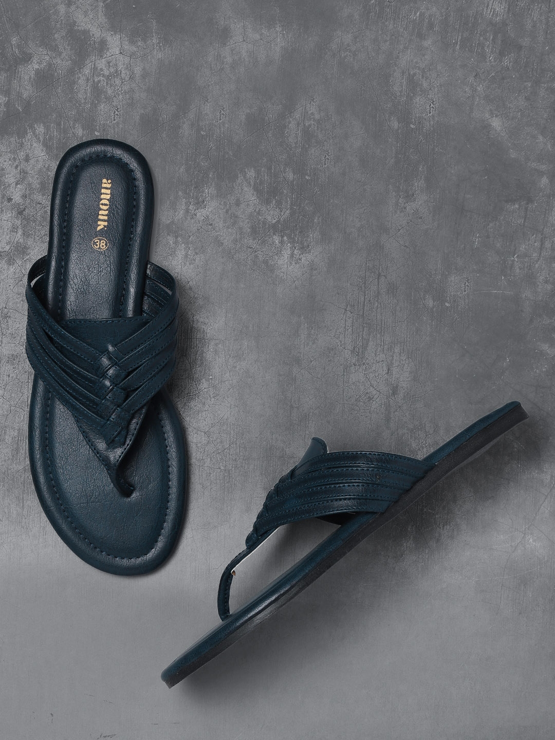 anouk open toe flats
