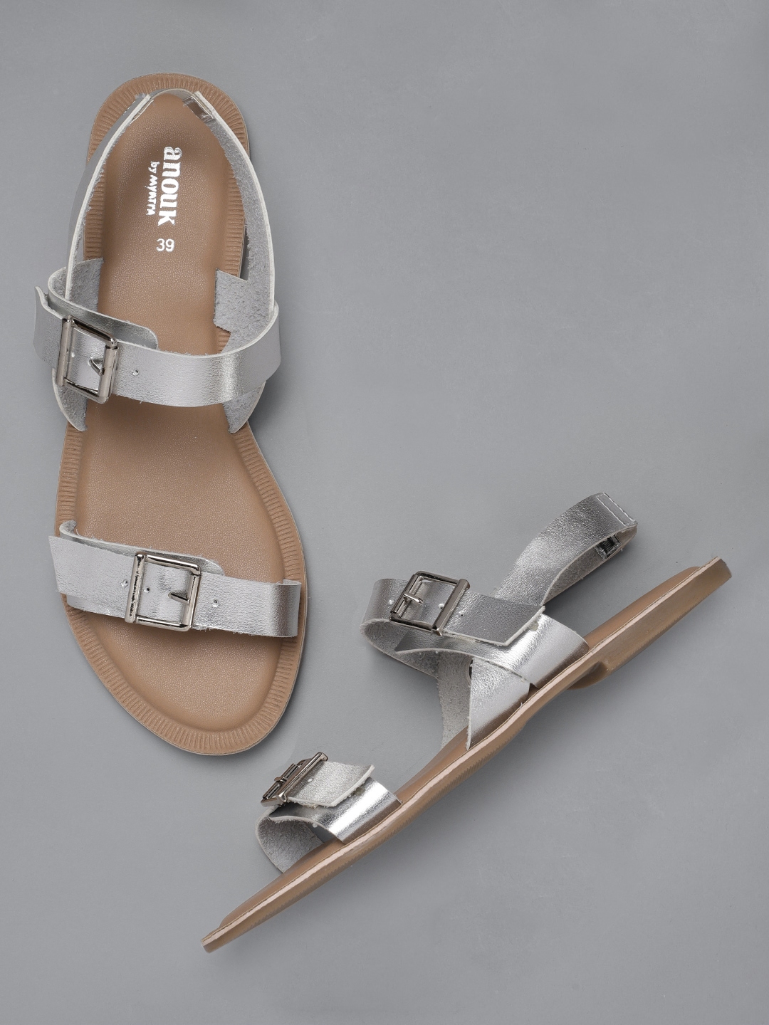 anouk open toe flats