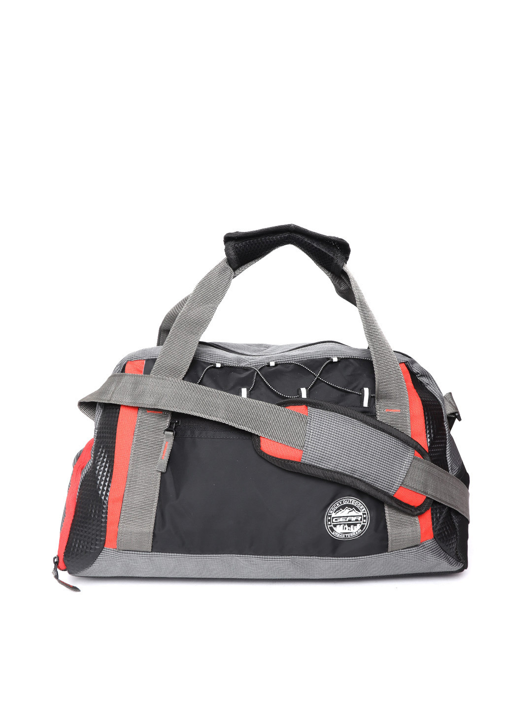 Buy Gear Unisex Black Graphic Duffel Bag Duffel Bag for Unisex 8438635 Myntra