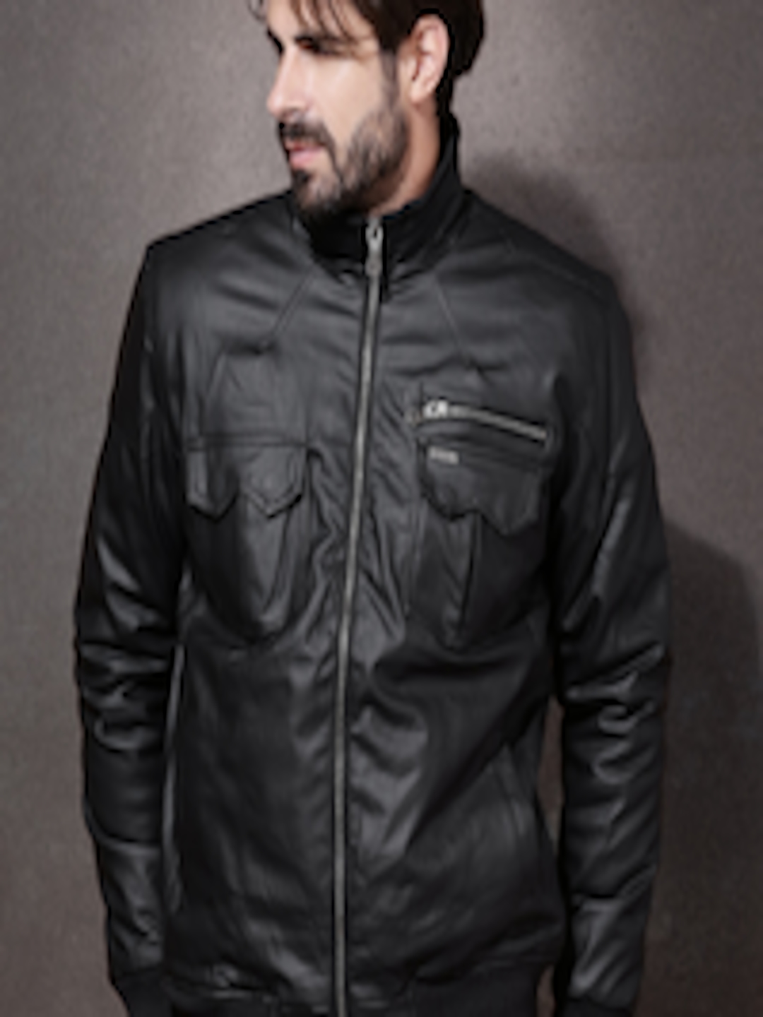 Buy Roadster Black Jacket - Jackets for Men 844085 | Myntra