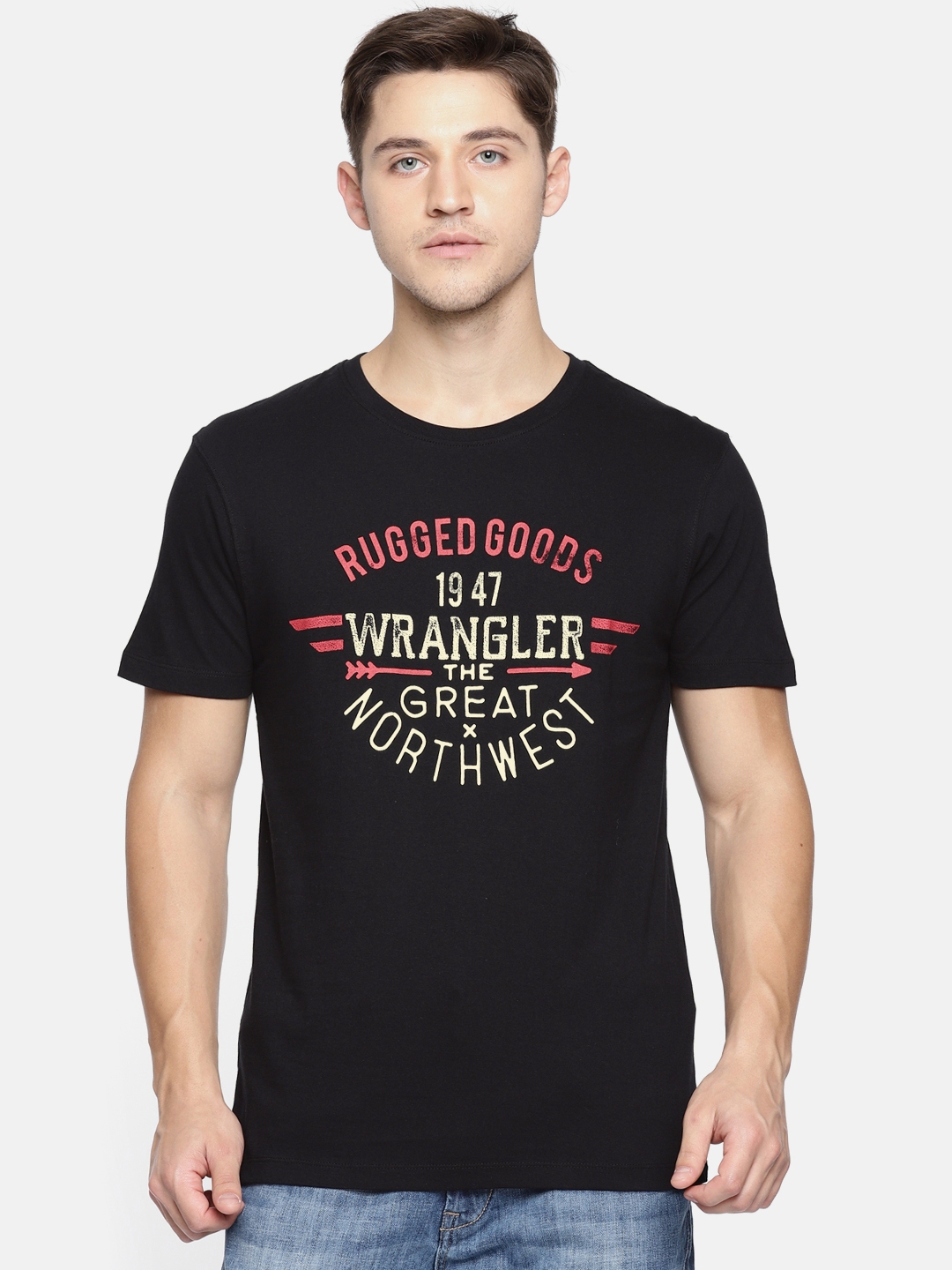 wrangler t shirt black