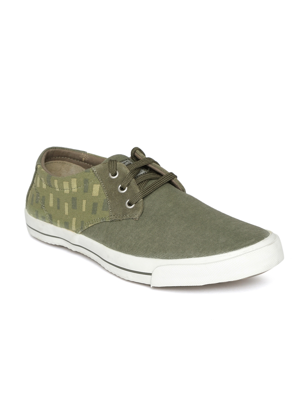 woodland olive sneakers