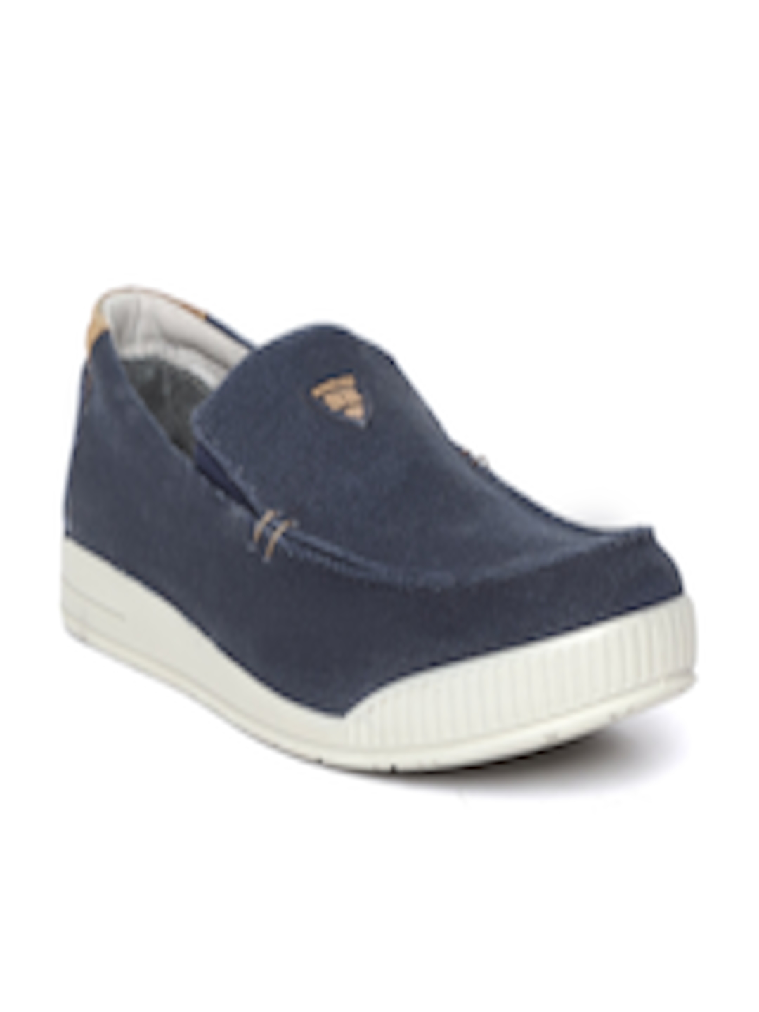 Buy Woodland Men Navy Blue Slip Ons - Casual Shoes for Men 8451453 | Myntra