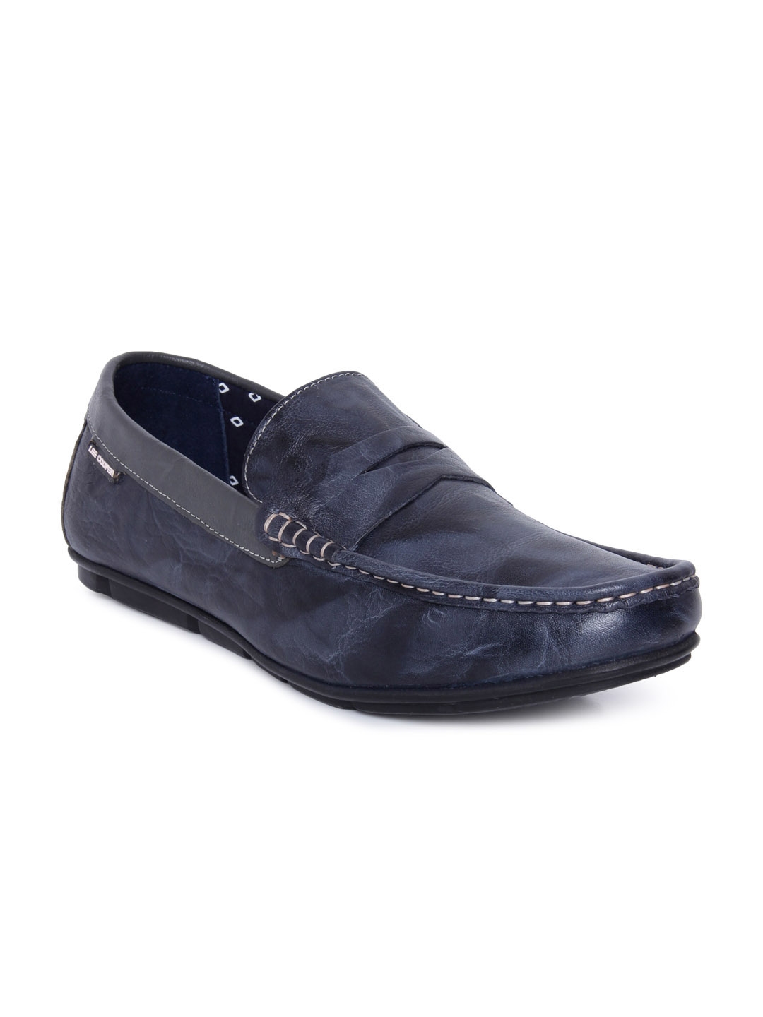 lee cooper men's leather casual loafers