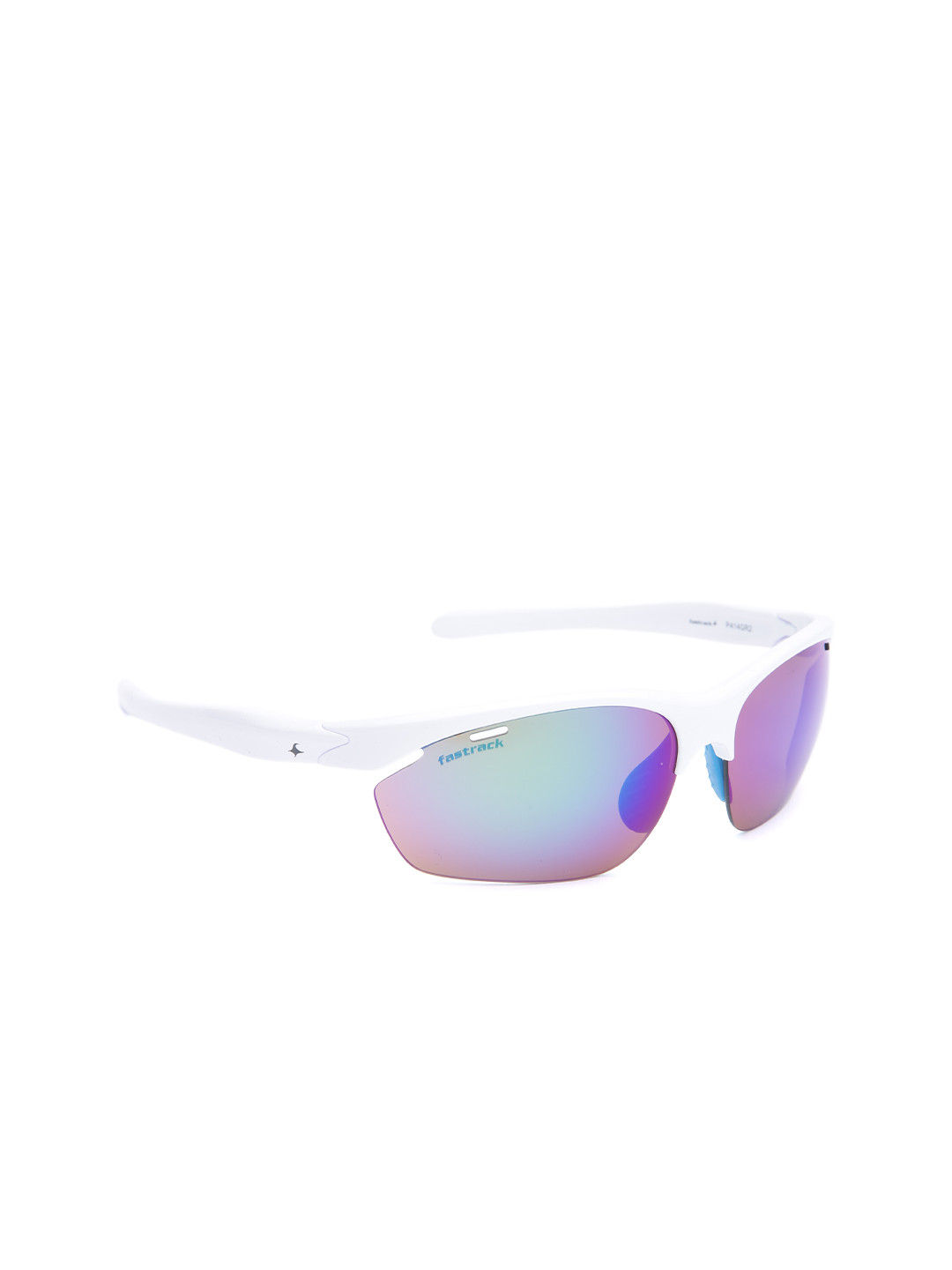 Buy Fastrack Men Mirrored Sports Sunglasses P414GR2 Sunglasses for
