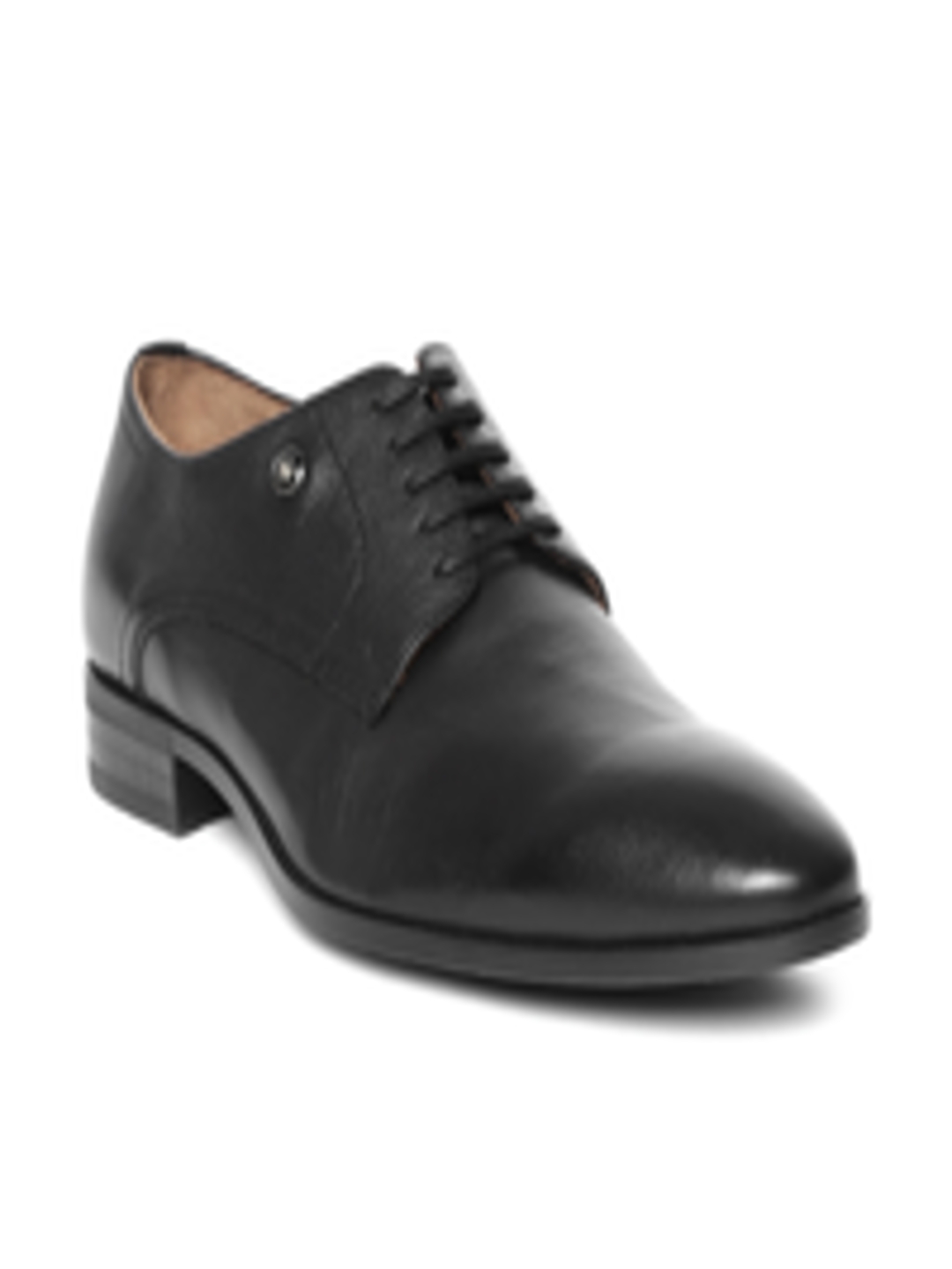 Buy Louis Philippe Men Black Leather Formal Derbys - Formal Shoes for Men 8456991 | Myntra