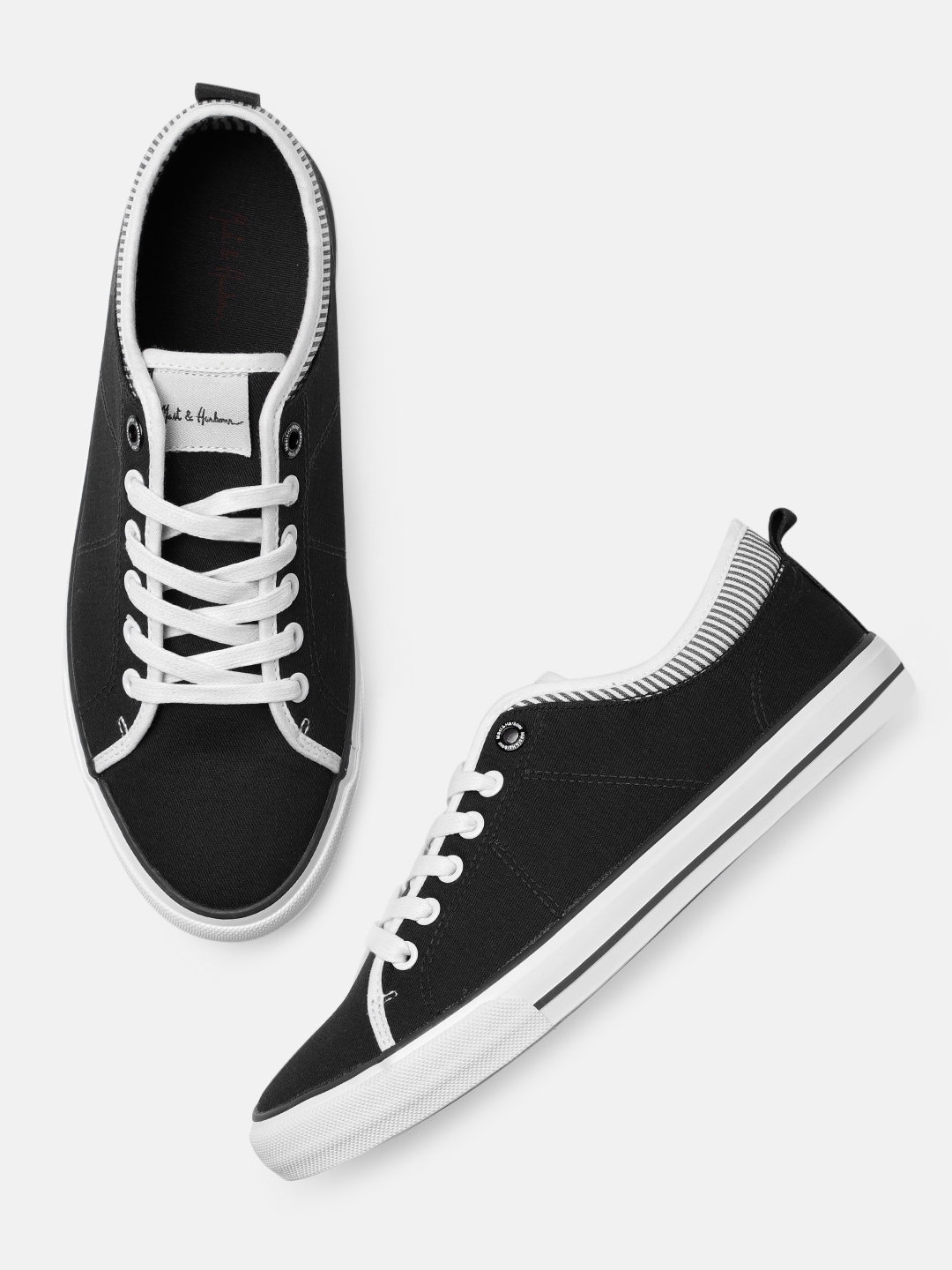 mast and harbour black sneakers