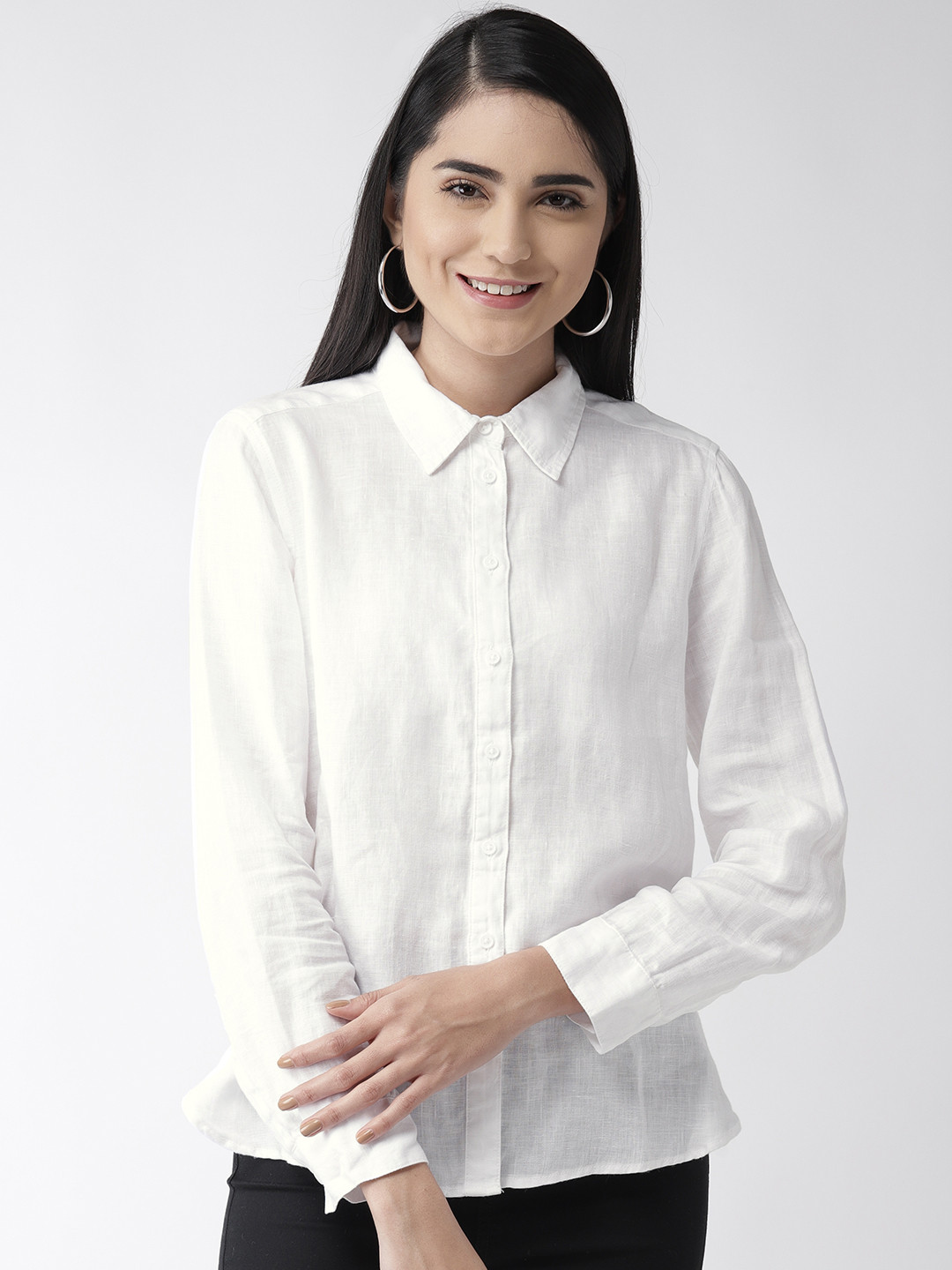 ladies linen shirts marks and spencer