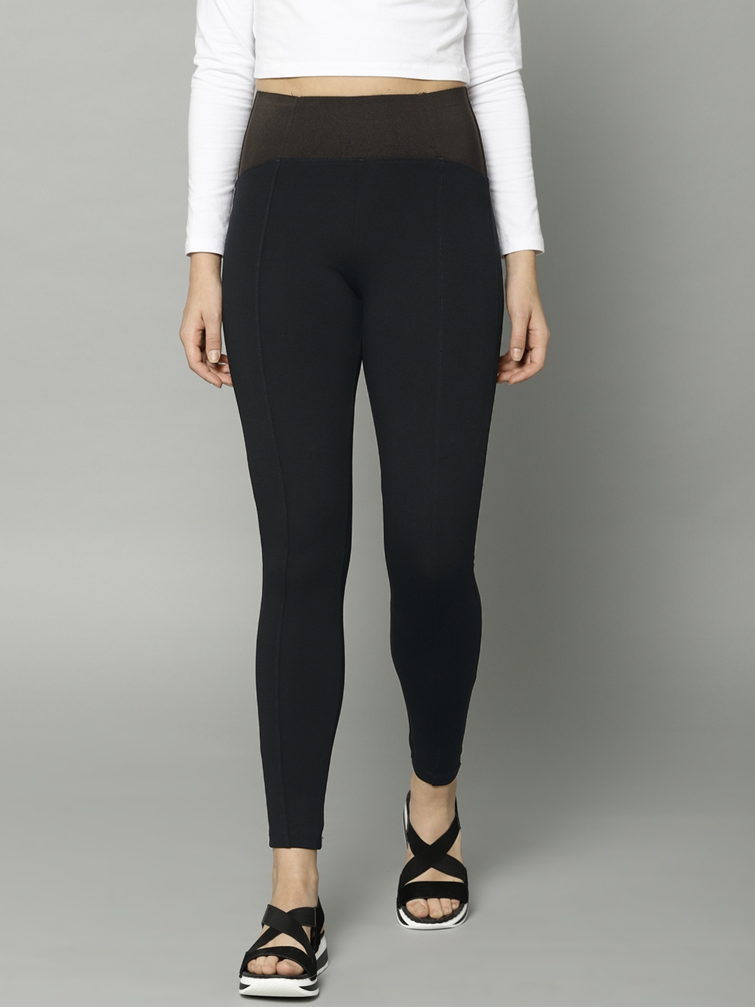 marks and spencer black jeggings