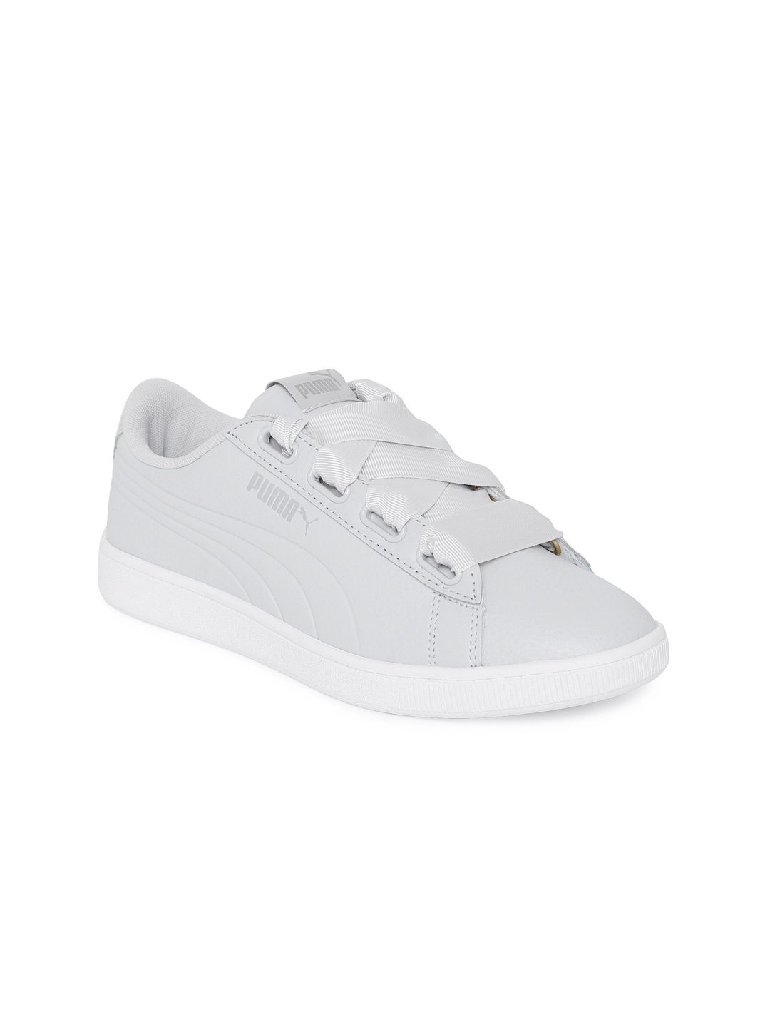 puma vikky platform ribbon grey