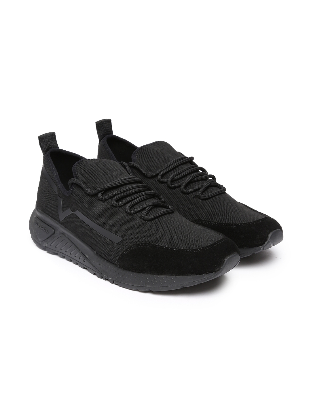 Buy DIESEL Men Black Sneakers - Casual Shoes for Men 8475481 | Myntra