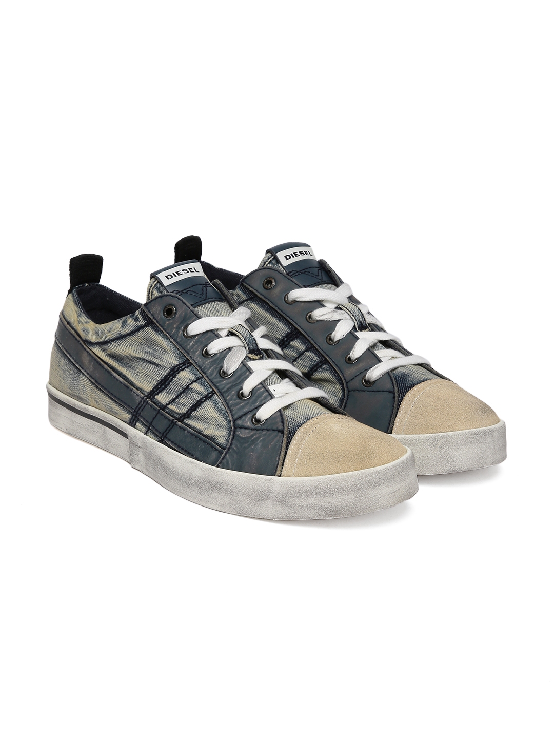 diesel blue trainers