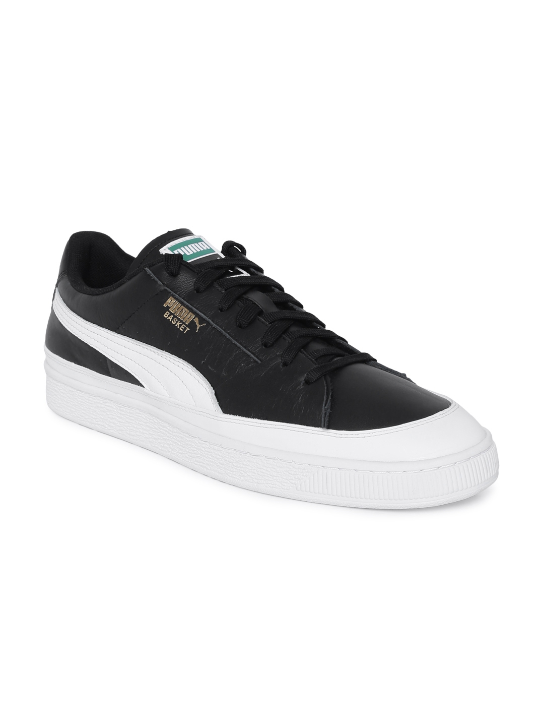 Buy Puma Unisex Black Basket Skate Leather Sneakers - Casual Shoes for ...