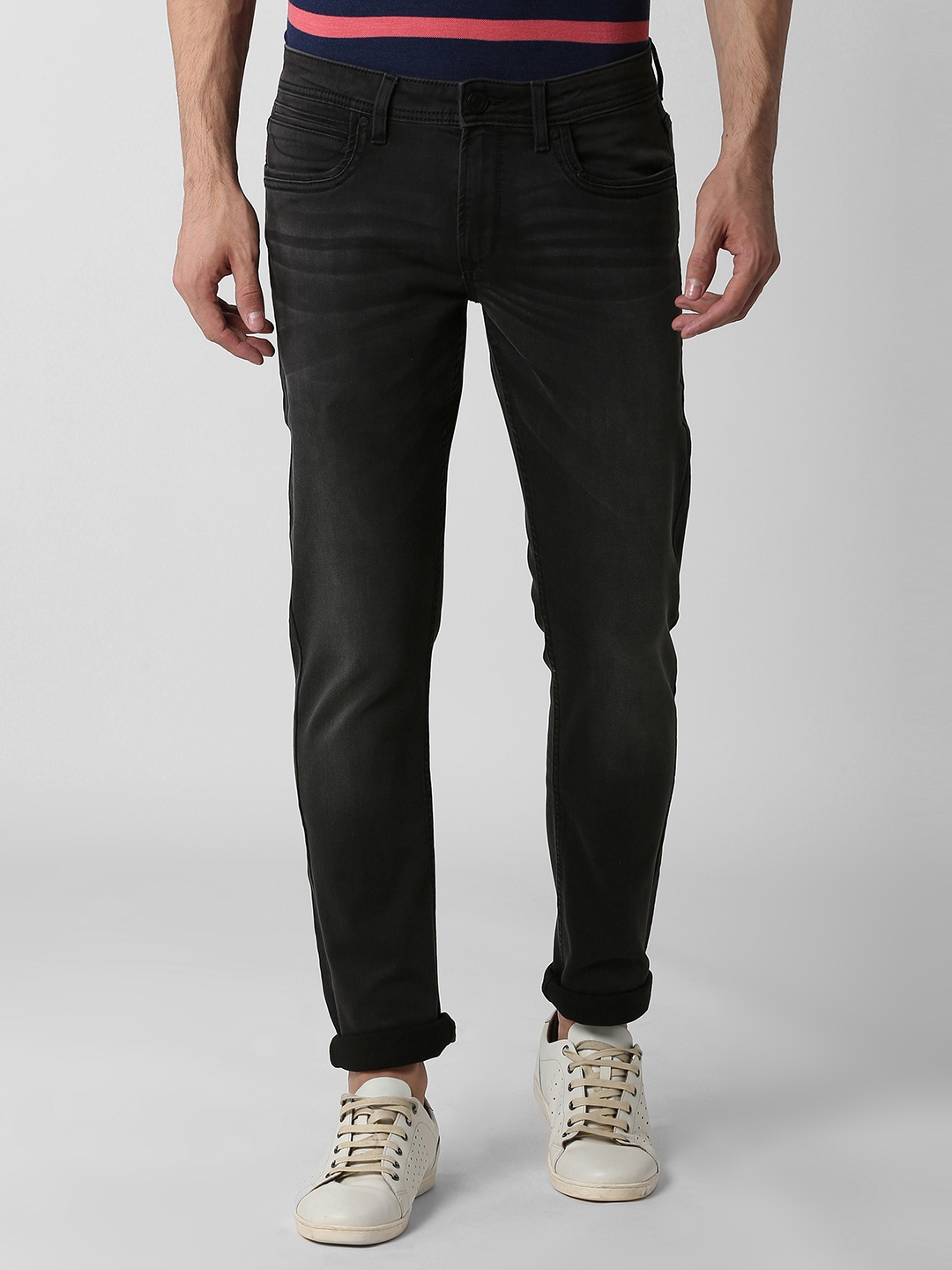 peter england black jeans